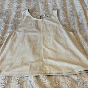Miami Cream Sleeveless Blouse
